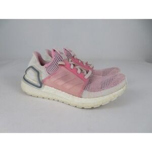 Adidas Ultraboost 19 Womens 9.5 Shoes Pink Running Athletic Gym Sneaker EF6517